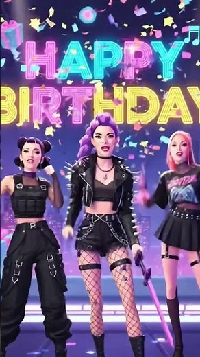 Kpop Demon Hunters felicitando cumpleañeros #viral #kpop #happybirthday #parati