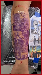 Tatuaje inspirado en Pink Floyd lleno de arte y simbolismo, con detalles únicos que transmiten la esencia de la banda. Ideal para los amantes de la música y del estilo realista en la piel. Mauricio Vilchex Tattoo ofrece diseños personalizados en San José, Costa Rica. #pinkfloyd #tattoo #tatuaje #mauriciovilchextattoo #sanjosecostarica | Mauricio Vilchex Tattoo Artist