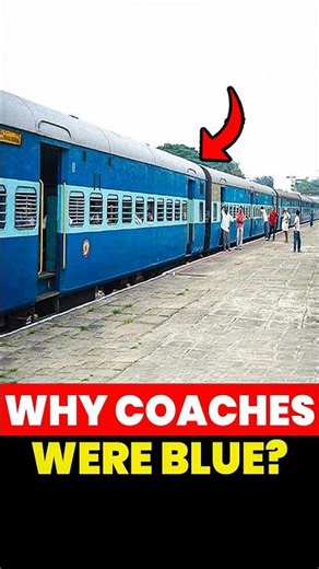 Why Train coaches are blue?