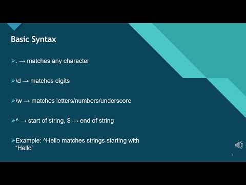 Python Regular Expressions