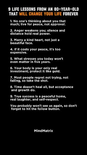 26K views · 182 reactions | 9 Life Lessons From an 80-Year-Old You’ll...