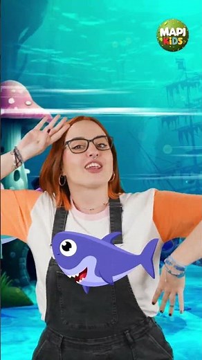 ¡A Bailar con el Tiburón Bebé! 🦈 Baby Shark Mapi Kids #Shorts