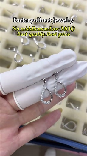 Factory Direct Jewelry Supply|No middleman cost|Low MOQ #jewelry #customjewelry#jewellery