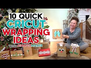 10 Quick DIY Cricut Gift Wrapping Ideas | Bags, Tags, Bows, And More!