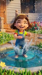 Lila Jumps in Puddles! 💦 Splish Splash Rainy Day Song | MomoRay