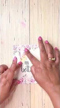 The EASIEST and Prettiest 5-Minute Card You’ll Ever Make | #washitape #cardcreations #craft