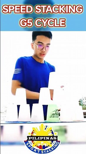 Speed of Cup Stacking: G5 Cycle in 5.93 Seconds! #sportstacking #speed #shorts