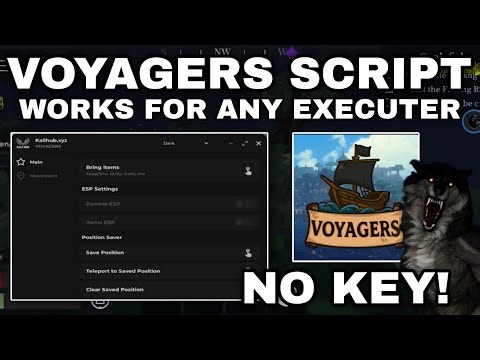 VOYAGERS Script Pastebin Bring Items Gold, Sapphire, Ruby | ESP Zombies/Items | TP SafeZone Point