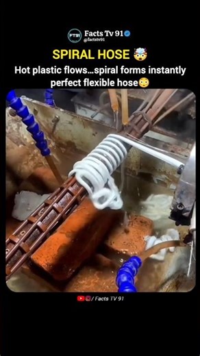How Spiral Hoses Are Made in Factories 🔄