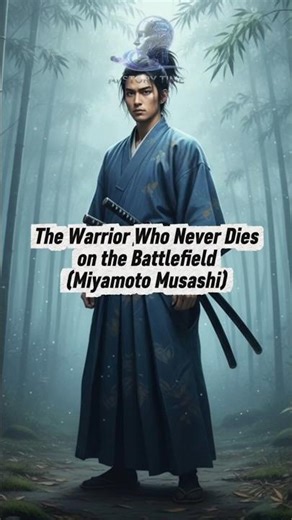 The Warrior Who Never Dies on the Battlefield (Miyamoto Musashi) #history #shorts #legend #storytime