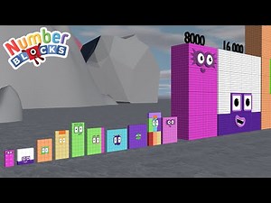 Numberblocks Octoblock Comparison 8 to 80 vs 8000 to 80,000 Numberblocks Number Pattern
