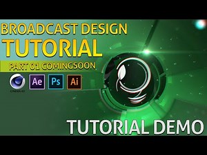 Cinema4d Broadcast Design Tutorial | Broadcast Design School | Demo