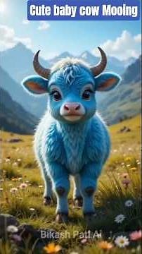 Desi Cow Sound 🐄 | Baby Calf Mooing 🐮 | Real Cow Voice | Animal Sounds for Kids #shorts #cow