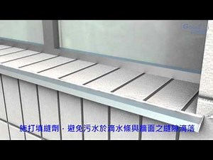 How to prevent stain and install window flashing – Goodland Rainwater Dripping Guide (RDG)