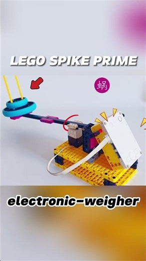 LEGO SPIKE PRIME | electronic-weigher📜 #lego #robot #buildingconstruction