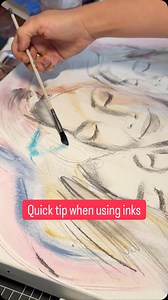 13K views · 505 reactions | Here’s how to prevent muddy colors when using inks and fluid and acrylics! . . . #artistoninstagram #artreel #arttips #arttutorial #quicktips | Milan Art Institute | Facebook