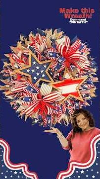 Make a Wreath with Me! 4th of July Wreath