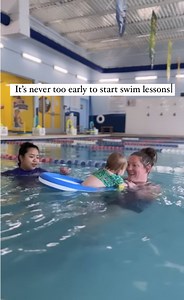 It’s never too early to start swim lessons! 👶 At Aqua-Tots, we offer Parent & Tot classes as early as 4 months old! Enroll with your little one today. 💙❤️ #AquaTots #SwimLessons #InfantSwimLessons | Aqua-Tots Swim School McAllen