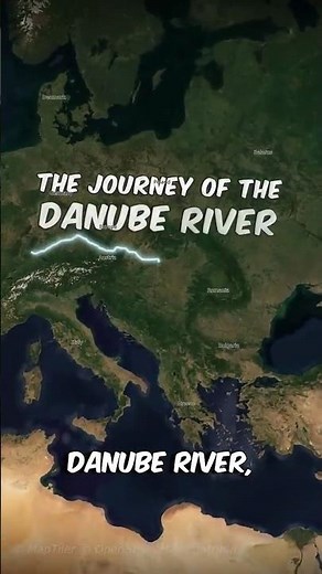 The Journey of the Danube River — Europe’s International Lifeline 🌊🇪🇺