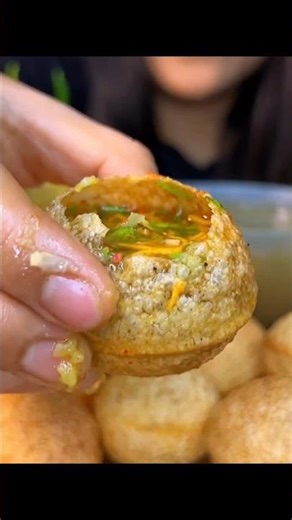 ASMR: Eating Spicy Pani Puri Eating Challenge 🔥😍 Golgappa Puchka Fulki Water Balls Mukbang😋