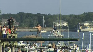 New winner crowned as Gloucester greasy pole competition returns