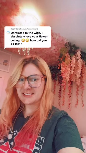 DIY Room Decor: How to Put Fake Flowers on Ceiling