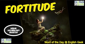 📣Word of the Day - "Fortitude" ✅Learn one word a day and improve your vocabulary! ✅Explanatory meaning of the word 'Fortitude' with visual illustrations, its phonetic transcription, example sentences, synonyms and antonyms. 🔰🔰🔰🔰🔰🔰🔰🔰🔰🔰🔰🔰🔰🔰🔰🔰🔰🔰🔰🔰 #English #learnenglish #vocabulary #englishlearning #englishvocabulary #exam #viralpost #synonyms #new #strength #fortitude #art #EFL #TESOL #learning #IELTS #TOEFL #GMAT #ContemporaryArt #ieltsvocabulary #greprep #SATvocab #viralvide
