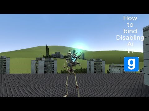 Tutorial on how to bind key to disable thinking in Gmod