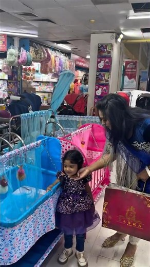 রাহনুমা ছোট বাচ্চাদের দোলনায় ঘুমাতে চাচ্ছে 🤣 #momdaughter #funny #shorts #ourtinyworld