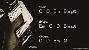 【即兴伴奏】Rock Guitar Backing Track 90 bpm