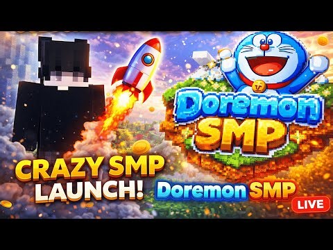 New Beginning 🔥 Doraemon SMP LIVE | Minecraft Survival
