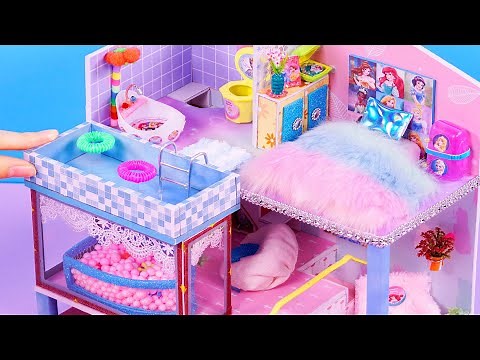 DIY Miniature House ~ 10 Minute DIY Miniature Crafts #99 ~ Full house