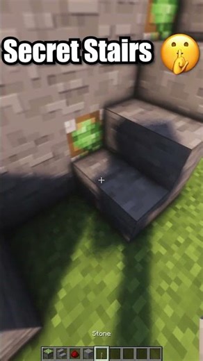 Minecraft Secret Stairs.. 🤯 #nobatidao #minecraft #shorts