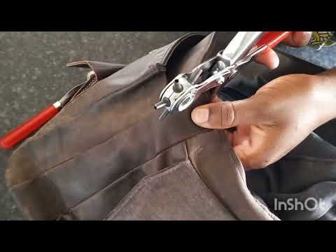 How to Repair a Broken Leather Bag Handle with an Ultra-Strong Stitch (Beginner Friendly)”