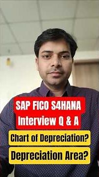 What is Chart of Depreciation in SAP? | SAP FICO S4HANA Interview Question for Freshers | TCS | HCL