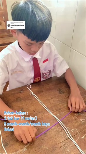 Tutorial Membuat Gantungan Kunci Makrame Sederhana