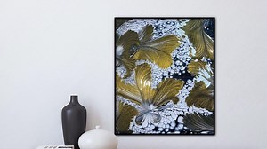 Mixing colour shift paints for chain pulls, full tutorial on my YouTube channel @gillykubeart must see fabulous | Acrylic art by Gilly Kube