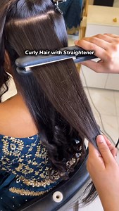 You can curl and straight both at same time with same tool. | Lush Beauty Salon by Hira Azhar