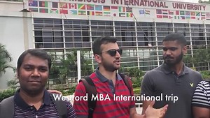 Westford MBA students @ SITM - Symbiosis Institute of Telecom Management, SYMBIOSIS INTERNATIONAL UNIVERSITY as part of their International study tour, they started with University Tour, student and faculty interactions and Research Methods sessions. #WestfordMBA #ExecutiveMBA | Westford Global Education