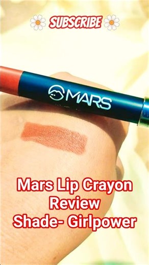 Mars Lip Crayon Girlpower#marslipstick#marscosmetics#makeup#lipcrayon#shortsfeed#trending#shorts#yt