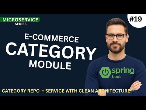 Spring Boot Category Service & Repository | E-Commerce Microservice Project | hindi code class