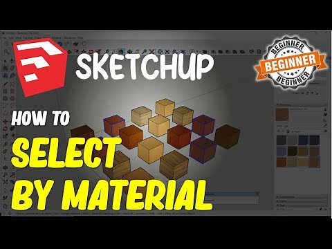 Sketchup How To Select By Material