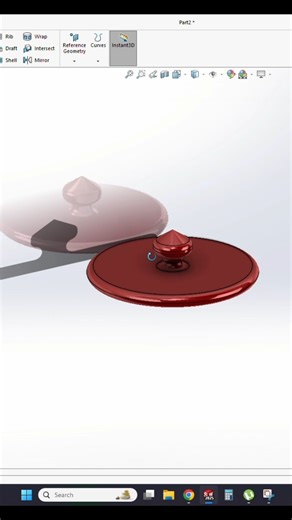 RAMS CAD DESIGN on Instagram: "RAMS CAD uploading a plastic parts design in 3D 🛠️✨ This reel showcases my original plastic component modeled in SolidWorks 💻📐, focusing on proper wall thickness, ribs, bosses, fillets, and draft angles for injection-molding-ready manufacturing. Clean geometry with real-world production logic ⚙️ Follow @rams_cad for more original CAD designs, plastic parts & mechanical engineering content 🚀 plastic parts design, plastic component CAD, SolidWorks plastic modelin