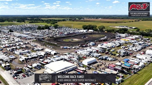 It's time. Time to go dancing! We've raced for the last 7 day, 5 of which has led up to the moments that will unfold today. 1,126 competitors from across the US, Canada & Australia have put it all on the line chasing the sweet taste of victory and for the chance of etching their names into the history books. It's Championship Day here at Boone Speedway, in Boone Iowa for the 43rd running of the Speedway Motors IMCA Super Nationals fueled by Casey's. We kick the day off with some LCQ heats & Feat