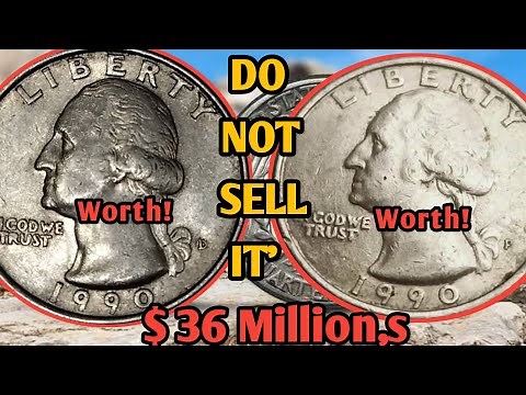 1990-D & 1990-P Washington Quarters: Rare Coin Values & Key Features?