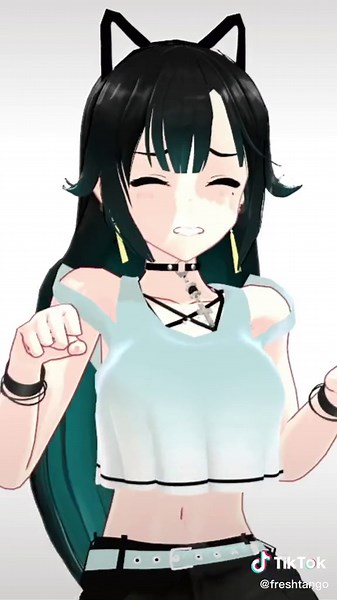 No thoughts just Flor with cat ears dancing.. 🙏 #sadcatdance #sadcat #mmd #mikumiku #mikumikudance #animegirl #animememe #animecatgirl #catgirl #originalcharacter #oc #fypシ