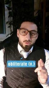 Trump’s Powerful Word: Obliterate 🔥 | Advanced English Vocab #short