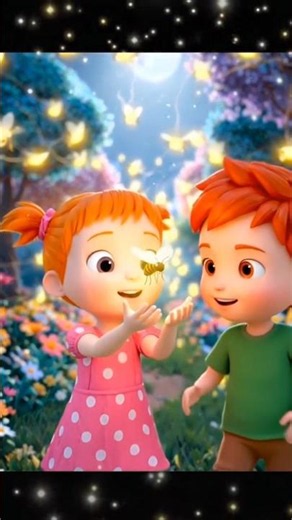 Firefly Night Song ✨ | Magical Kids Bedtime Rhyme | Rhymes & Songs
