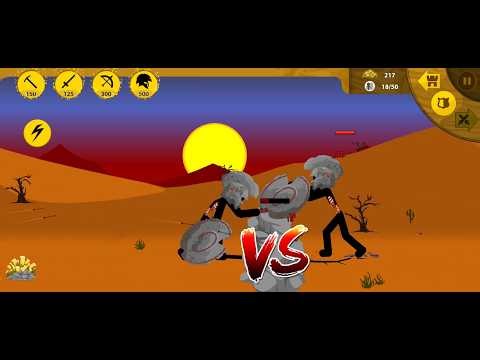 Epic Stickman Battle ⚔️ Desert War | Crazy Fight Animation (Stick War Gameplay)