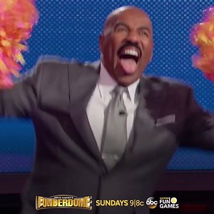 Steve Harvey is hopping with joy for a new episode of #Funderdome!🎉 | Funderdome